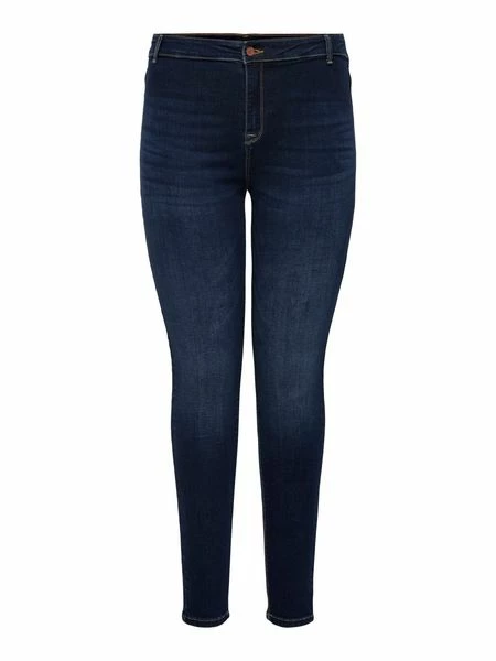 Carmakoma By Only Damen Jeans CARHUBA - Skinny Fit - Blau - Dark Blue Denim - Plus Size 8 Carmakoma By Only Damen Jeans CARHUBA - Skinny Fit - Blau - Dark Blue Denim - Plus Size – Bild 6