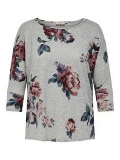 Carmakoma By Only Damen Langarmshirt CARARALBA 3/4 - Plus Size -JEANS DIRECT Verkäufe 46079 lgm