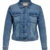 Carmakoma By Only Damen Jeans Jacke CARWESPA - Plus Size Blau - Light Blue Denim -JEANS DIRECT Verkäufe 46084 on 3844143 front