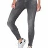 Mavi Damen Jeans Adriana - Super Skinny Fit - Grau -Dark Grey Distressed Glam -JEANS DIRECT Verkäufe 46244 Mavi Adriana 1072825991 front