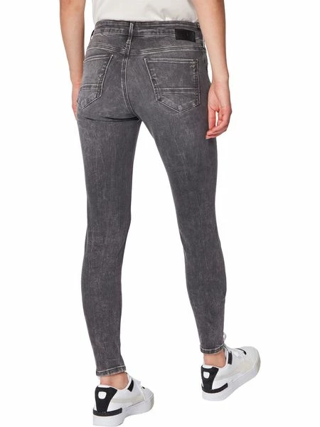 Mavi Damen Jeans Adriana - Super Skinny Fit - Grau -Dark Grey Distressed Glam 7 Mavi Damen Jeans Adriana - Super Skinny Fit - Grau -Dark Grey Distressed Glam – Bild 5