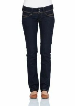 Pepe Jeans Damen Jeans Venus - Regular Fit - Blau - Rinse Plus -JEANS DIRECT Verkäufe 46256 Pepe Jeans Venus PL200029M152 000 vo 1