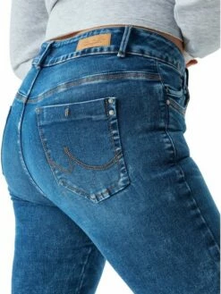 Love To Be By LTB Damen Jeans Vivien - Slim Fit - Blau - Tiria Undamaged Wash - Plussize -JEANS DIRECT Verkäufe 46383 Vivien Tiria 53673 5