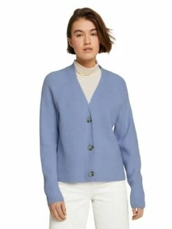 Tom Tailor Denim Damen Strickjacke V-NECK -JEANS DIRECT Verkäufe 46388 Denim Tom Ta 202 11486 1030000 3 1