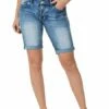 TIMEZONE Damen Jeans Short Slim NaliTZ - Slim Fit - Blau - Fresh Indigo Wash -JEANS DIRECT Verkäufe 46410 TIMEZONE Nali 15 10036 00 3014 3547 Front