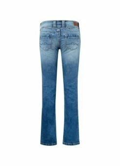 Pepe Jeans Damen Jeans Gen - Regular Fit - Blau - Mid Blue Denim 22 Pepe Jeans Damen Jeans Gen - Regular Fit - Blau - Mid Blue Denim -JEANS DIRECT Verkäufe 46470 PL204159MF5 000 02 FL HI