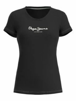 Pepe Jeans Damen T-Shirt NEW VIRGINIA -JEANS DIRECT Verkäufe 46482 Pepe New Virginia PL505202 999 Front