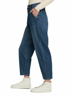 Tom Tailor Denim Damen Jeans BARREL MOM - Relaxed Fit - Blau - Used Mid Stone Blue -JEANS DIRECT Verkäufe 46500 Denim Tom Ta 201 10119 1030939 1 1 1