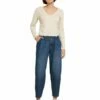 Tom Tailor Denim Damen Jeans BARREL MOM - Relaxed Fit - Blau - Used Mid Stone Blue -JEANS DIRECT Verkäufe 46500 Denim Tom Ta 201 10119 1030939 2 1