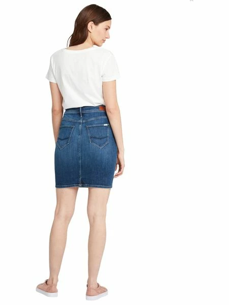 Cross Jeans Damen Jeansrock Millie - Blau - Dark Blue 4 Cross Jeans Damen Jeansrock Millie - Blau - Dark Blue – Bild 2