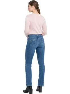 Cross Jeans Damen Jeans Lauren - Bootcut - Blau - Mid Blue -JEANS DIRECT Verkäufe 46511 H 485 017 cross jeans null 2 1