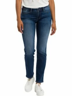 Cross Jeans Damen Jeans Rose - Regular Fit - Blau - Crinkle Dark Blue -JEANS DIRECT Verkäufe 46517 N 487 067 cross jeans null 1 1