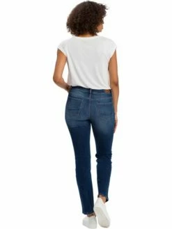 Cross Jeans Damen Jeans Rose - Regular Fit - Blau - Crinkle Dark Blue -JEANS DIRECT Verkäufe 46517 N 487 067 cross jeans null 2 1