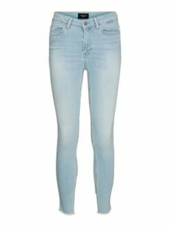 Vero Moda Damen Jeans VMPEACH - Skinny Fit - Blau - Light Blue Denim -JEANS DIRECT Verkäufe 46520 vm 3873434 front 1