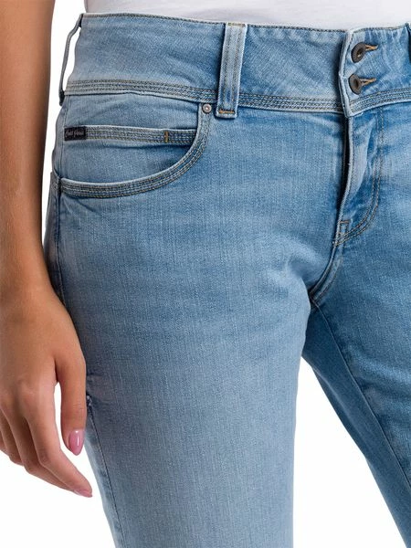 Cross Jeans Damen Jeans Loie - Regular Fit - Blau - Light Blue 5 Cross Jeans Damen Jeans Loie - Regular Fit - Blau - Light Blue – Bild 3