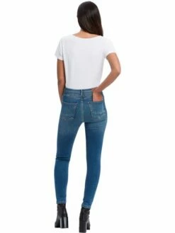 Cross Jeans Damen Jeans Judy - Super Skinny Fit - Blau - Dark Mid Blue -JEANS DIRECT Verkäufe 46541 P 429 037 cross jeans null 2 1