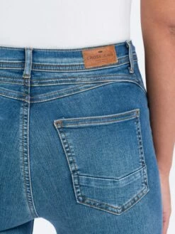 Cross Jeans Damen Jeans Judy - Super Skinny Fit - Blau - Dark Mid Blue -JEANS DIRECT Verkäufe 46541 P 429 037 cross jeans null 5 1