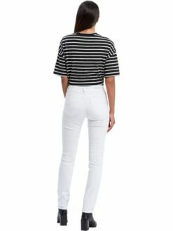 Cross Jeans Damen Jeans Anya - Slim Fit - Weiß - White -JEANS DIRECT Verkäufe 46553 P 489 107 cross jeans Anya 2 1