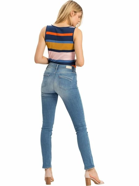 Cross Jeans Damen Jeans Anya - Slim Fit - Blau - Light Blue 8 Cross Jeans Damen Jeans Anya - Slim Fit - Blau - Light Blue – Bild 6