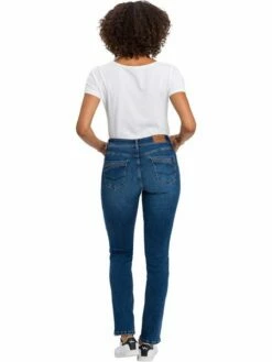 Cross Jeans Damen Jeans Anya - Slim Fit - Blau - Dark Blue Washed -JEANS DIRECT Verkäufe 46556 P 489 175 cross jeans null 2 1