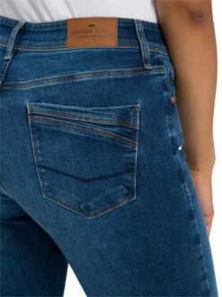 Cross Jeans Damen Jeans Anya - Slim Fit - Blau - Dark Blue Washed -JEANS DIRECT Verkäufe 46556 P 489 175 cross jeans null 5 1