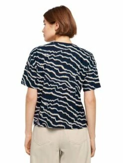 Tom Tailor Denim Damen T-Shirt BOXY PRINT -JEANS DIRECT Verkäufe 46579 Denim Tom Ta 202 28945 1030180 3 1