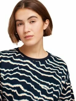 Tom Tailor Denim Damen T-Shirt BOXY PRINT -JEANS DIRECT Verkäufe 46579 Denim Tom Ta 202 28945 1030180 4 1