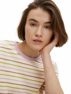 Tom Tailor Denim Damen T-Shirt BOXY PRINT -JEANS DIRECT Verkäufe 46579 Denim Tom Ta 208 28982 1030180 4 1