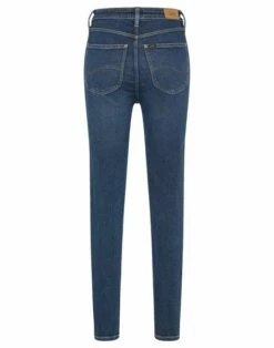 Lee Damen Jeans Ivy - Skinny Fit - Blau - Worn Willow -JEANS DIRECT Verkäufe 46587 LEE L32ETVVA IVY WORN WILLOW RueCK 1