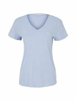 Tom Tailor Denim Damen T-Shirt RELAXED V-NECK -JEANS DIRECT Verkäufe 46657 Denim Tom Ta 208 11486 1030470