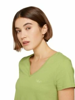 Tom Tailor Denim Damen T-Shirt RELAXED V-NECK -JEANS DIRECT Verkäufe 46657 Denim Tom Ta 208 28720 1030470 3