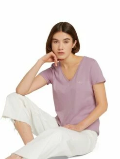 Tom Tailor Denim Damen T-Shirt RELAXED V-NECK -JEANS DIRECT Verkäufe 46657 Denim Tom Ta 208 28995 1030470 3