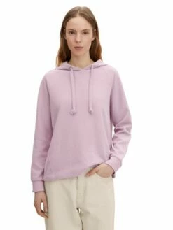 Tom Tailor Denim Damen Kapuzenpullover Hoodie BRUSHED RIB - Loose Fit -JEANS DIRECT Verkäufe 46668 Denim Tom Ta 203 28995 1027687 4 1 1