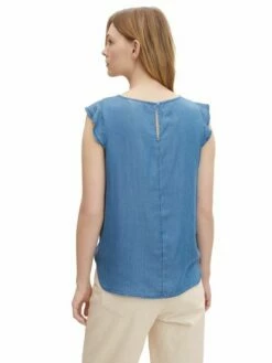 Tom Tailor Denim Damen Top ANGEL SLEEVE- Regular Fit -JEANS DIRECT Verkäufe 46822 Denim Tom Ta 208 10119 1030675 1 1 1