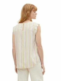 Tom Tailor Denim Damen T-Shirt ANGEL SLEEVE PRINT - Regular Fit -JEANS DIRECT Verkäufe 46826 Denim Tom Ta 208 29471 1030679 1 1 1