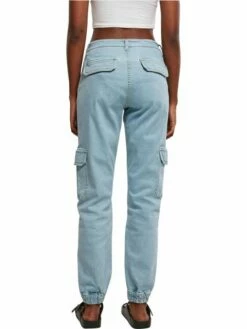 Urban Classics Damen Jeans ORGANIC STRETCH DENIM CARGO - Relaxed Fit -JEANS DIRECT Verkäufe 46947 URBAN CLASSI 00297 TB4797 03666 0006 2