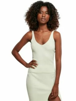 Urban Classics Damen Top RIB KNIT - Slim Fit -JEANS DIRECT Verkäufe 46968 URBAN CLASSI 00296 TB4737 03672 0039