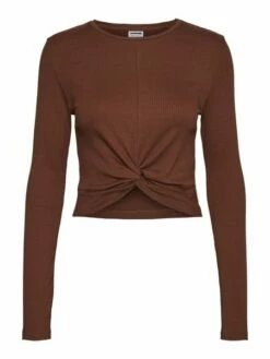 Noisy May Damen Langarm-Shirt NMDRAKEY TWIGGI - Regular Fit