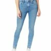 Pepe Jeans Damen Jeans REGENT - Skinny Fit - Blau - Medium Light Blue -JEANS DIRECT Verkäufe 47111 PEPE Regent PL204171HH9 Front