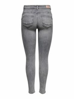 Only Damen Jeans ONLPOWER MID PUSH UP SK AZG937 - Skinny Fit - Grau - Grey Denim -JEANS DIRECT Verkäufe 47136 ONLY AutumnWinter2021 3627150 15231450 2