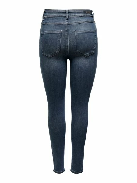 Only Damen Jeans ONLMILA HW SK ANK DNM BJ407 - Skinny Fit - Blau - Blue Black Denim 9 Only Damen Jeans ONLMILA HW SK ANK DNM BJ407 - Skinny Fit - Blau - Blue Black Denim – Bild 7