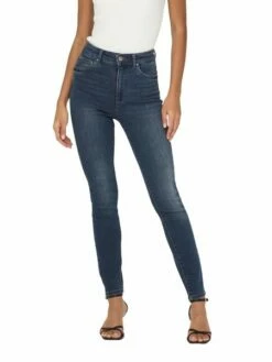 Only Damen Jeans ONLMILA HW SK ANK DNM BJ407 - Skinny Fit - Blau - Blue Black Denim 23 Only Damen Jeans ONLMILA HW SK ANK DNM BJ407 - Skinny Fit - Blau - Blue Black Denim -JEANS DIRECT Verkäufe 47140 on 3625706 front1 1