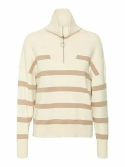 Vero Moda Damen Pullover VMSABA STRIPE HIGHNECK
