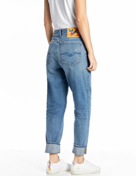 Replay Damen Jeans KILEY - Relaxed Fit - Blau - Medium Blue 14 Replay Damen Jeans KILEY - Relaxed Fit - Blau - Medium Blue – Bild 12