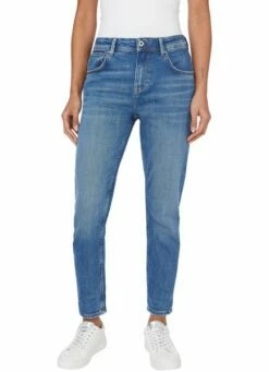 Pepe Jeans Damen Jeans VIOLET - Relaxed Fit Tapered Leg - Blau - Sky Blue Wiser -JEANS DIRECT Verkäufe 47303 PL204176VS3 000DENIM 1 1