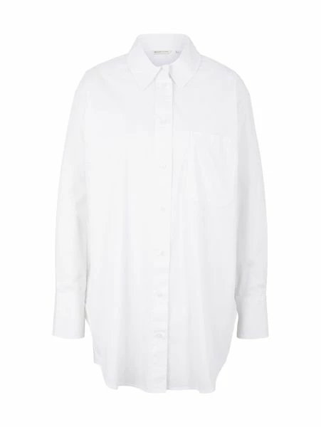 Tom Tailor Denim Damen Bluse CHEST POCKET - Relaxed Fit 3 Tom Tailor Denim Damen Bluse CHEST POCKET - Relaxed Fit