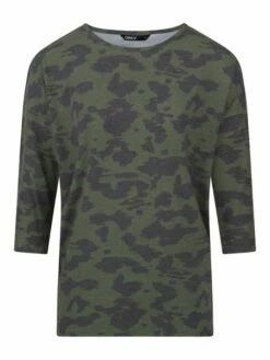 Only Damen Top ONLGLAMOUR Regular Fit 3/4 Ärmel 2er Pack -JEANS DIRECT Verkäufe 47492 2Only 15289509 Grape Leaf 2 front