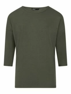 Only Damen Top ONLGLAMOUR Regular Fit 3/4 Ärmel 2er Pack -JEANS DIRECT Verkäufe 47492 3Only 15289509 Grape Leaf 1 front