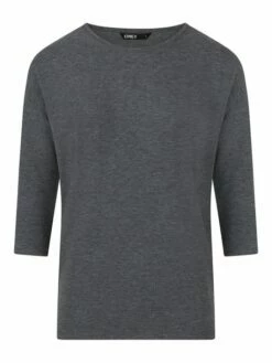 Only Damen Top ONLGLAMOUR Regular Fit 3/4 Ärmel 2er Pack -JEANS DIRECT Verkäufe 47492 3Only 15289509 Multipack Dark Grey Melange 1 front