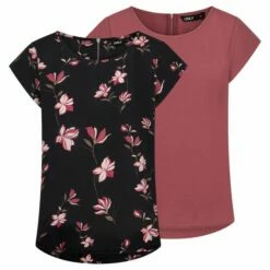 Only Damen Top ONLVIC Regular Fit 2er Pack -JEANS DIRECT Verkäufe 47506 1Only 15284243 Multipack Rise